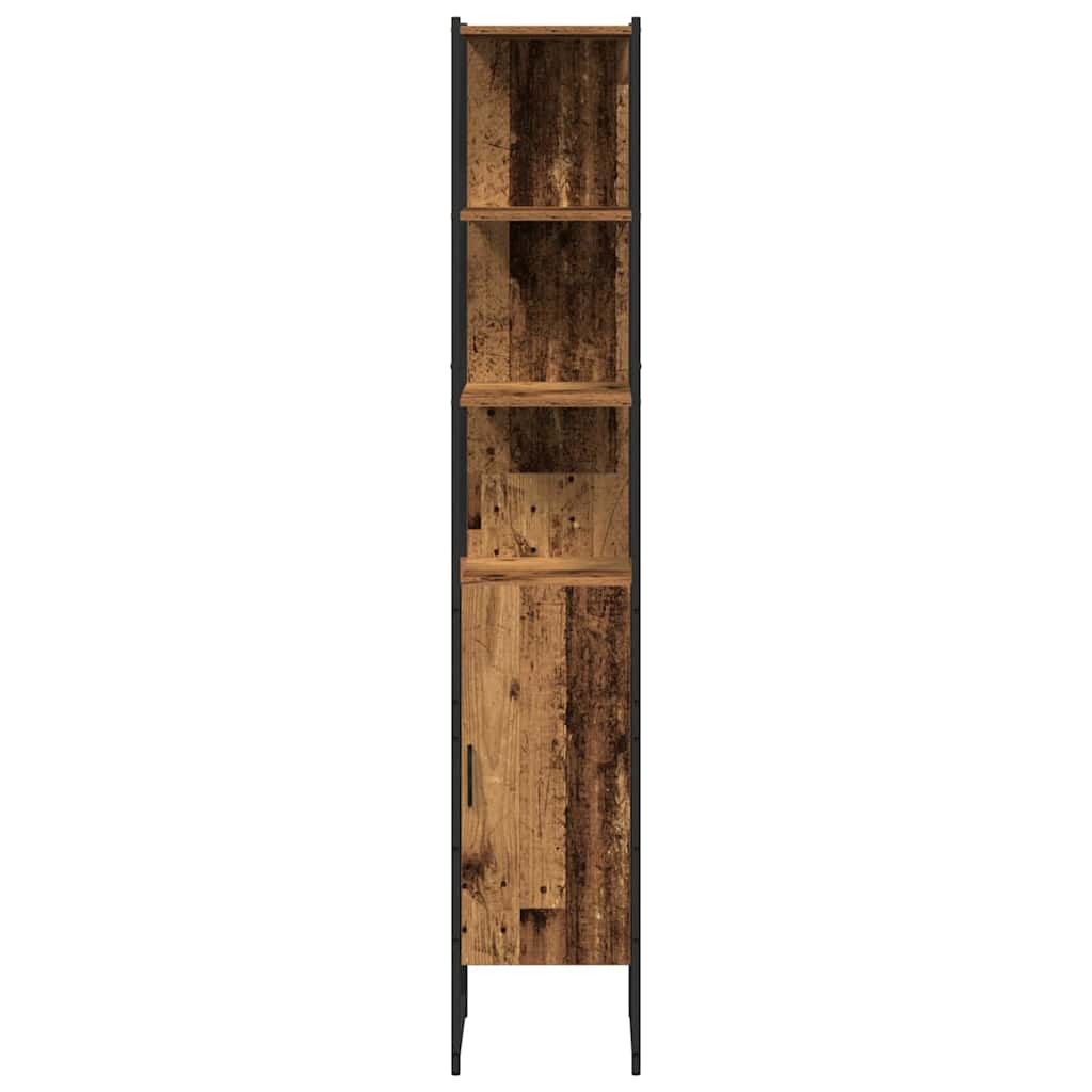 Juego de muebles de baño 3 pcs Marrón Madera de ingeniería