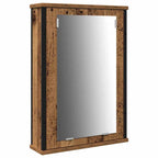 Juego de muebles de baño con estante 3 pcs Madera vieja