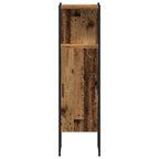 Juego de muebles de baño 3 pcs Marrón Madera contrachapada