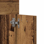 Juego de muebles de baño con cajón 4 pcs Madera envejecida