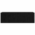 Conjunto de mueble de TV 6 pcs Roble Negro 100 x 30 x 30 cm