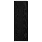 Conjunto de mueble de TV 6 pcs Roble Negro 100 x 30 x 30 cm
