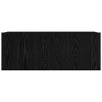 Conjunto de mueble de TV 6 pcs Roble Negro 100 x 30 x 30 cm