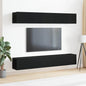 Conjunto de mueble de TV 4 pcs Madera Vieja 60 x 30 x 30 cm