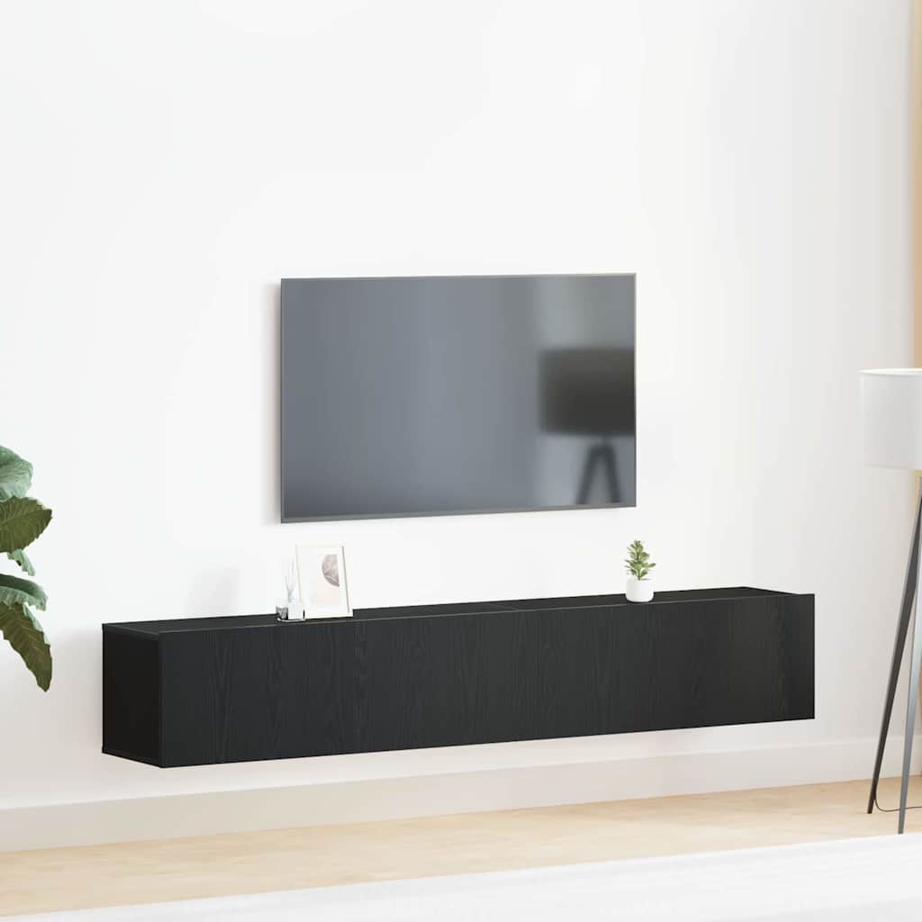 Conjunto de mueble de TV 2 pcs Madera envejecida