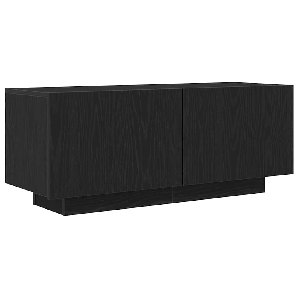 Conjunto de mueble de TV 3 pcs Negro 300 x 35 x 40 cm
