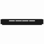 Conjunto de mueble de TV 3 pcs Negro 300 x 35 x 40 cm