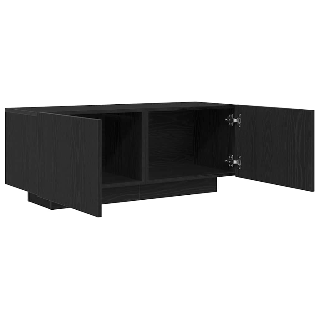 Gabinete de TV Roble Negro 100 x 35 x 40 cm
