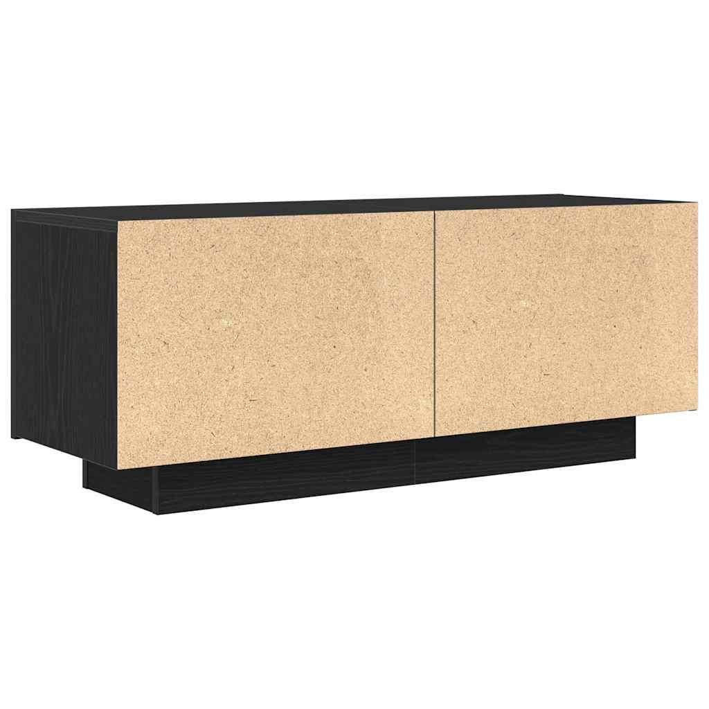 Gabinete de TV Roble Negro 100 x 35 x 40 cm