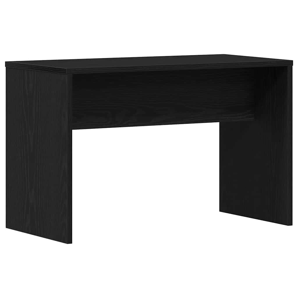 Conjunto de Mesa de Tocador con cajón 2 pcs Roble Negro