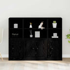 Aparador alto Roble Negro 132 x 35,5 x 103,5 cm