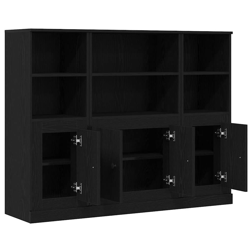 Aparador alto Roble Negro 132 x 35,5 x 103,5 cm