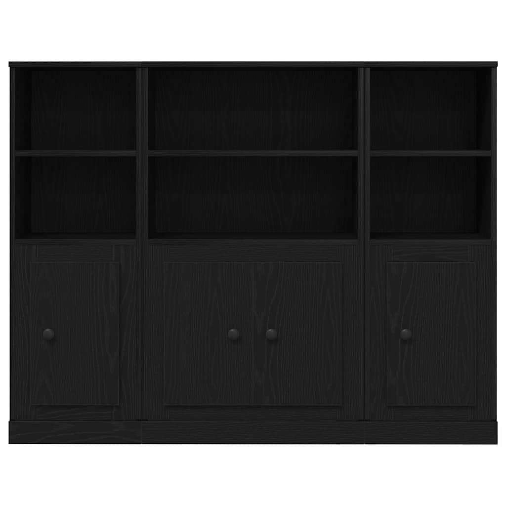Aparador alto Roble Negro 132 x 35,5 x 103,5 cm