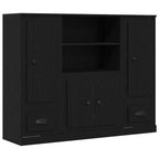 Highboard con cajón Roble Negro 132 x 35.5 x 103.5 cm