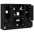 Highboard con cajón Roble Negro 132 x 35.5 x 103.5 cm