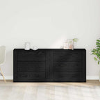 Aparador Roble Negro 160 x 33 x 70 cm Madera de ingeniería