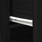 Aparador Roble Negro 240 x 33 x 70 cm Madera de ingeniería
