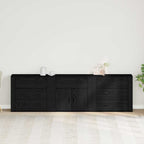 Aparador Roble Negro 240 x 33 x 70 cm Madera de ingeniería