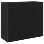 Aparador Roble Negro 240 x 33 x 70 cm Madera de ingeniería