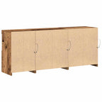 Aparador LED Madera vieja 162 x 37 x 67 cm Madera de ingeniería