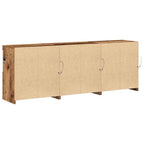 Aparador LED Madera envejecida 181 x 37 x 67 cm