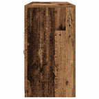 Aparador LED Madera vieja 202 x 37 x 67 cm Madera de ingeniería