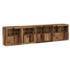 Aparador LED Madera vieja 283 x 37 x 67 cm Madera de ingeniería