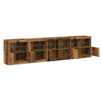 Aparador LED Madera vieja 283 x 37 x 67 cm Madera de ingeniería
