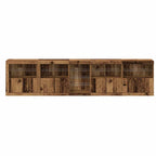Aparador LED Madera vieja 283 x 37 x 67 cm Madera de ingeniería