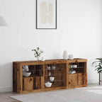 Aparador LED Madera vieja 181,5 x 37 x 67 cm