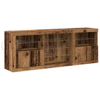 Aparador LED Madera vieja 181,5 x 37 x 67 cm