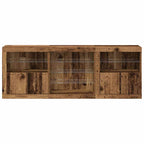 Aparador LED Madera vieja 181,5 x 37 x 67 cm