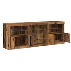 Aparador LED Madera vieja 181,5 x 37 x 67 cm