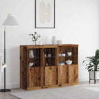 Aparador LED Madera vieja 142,5 x 37 x 100 cm