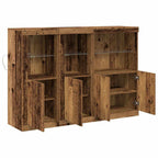 Aparador LED Madera vieja 142,5 x 37 x 100 cm