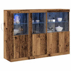 Aparador LED Madera vieja 142,5 x 37 x 100 cm