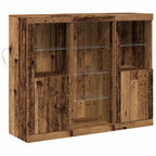 Aparador LED Madera vieja 123 x 37 x 100 cm