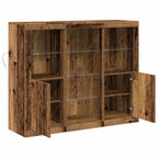 Aparador LED Madera vieja 123 x 37 x 100 cm