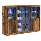 Aparador LED Madera vieja 142,5 x 37 x 100 cm