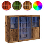 Aparador LED Madera vieja 142,5 x 37 x 100 cm