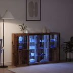 Aparador LED Madera vieja 163 x 37 x 100 cm