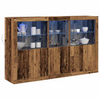 Aparador LED Madera vieja 162 x 37 x 100 cm