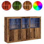 Aparador LED Madera vieja 162 x 37 x 100 cm