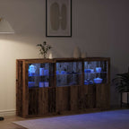 Aparador LED Madera vieja 181,5 x 37 x 100 cm