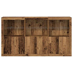 Aparador LED Madera vieja 181,5 x 37 x 100 cm