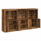Aparador LED Madera vieja 181,5 x 37 x 100 cm