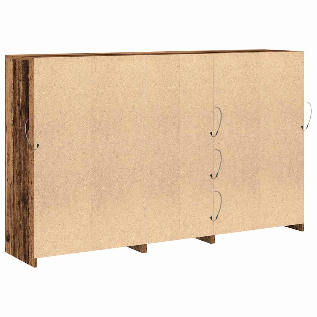 Aparador LED Madera vieja 162 x 37 x 100 cm