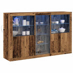 Aparador LED Madera vieja 162 x 37 x 100 cm
