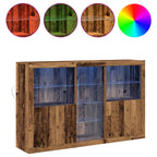 Aparador LED Madera vieja 162 x 37 x 100 cm