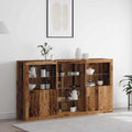Aparador LED Madera vieja 181,5 x 37 x 100 cm
